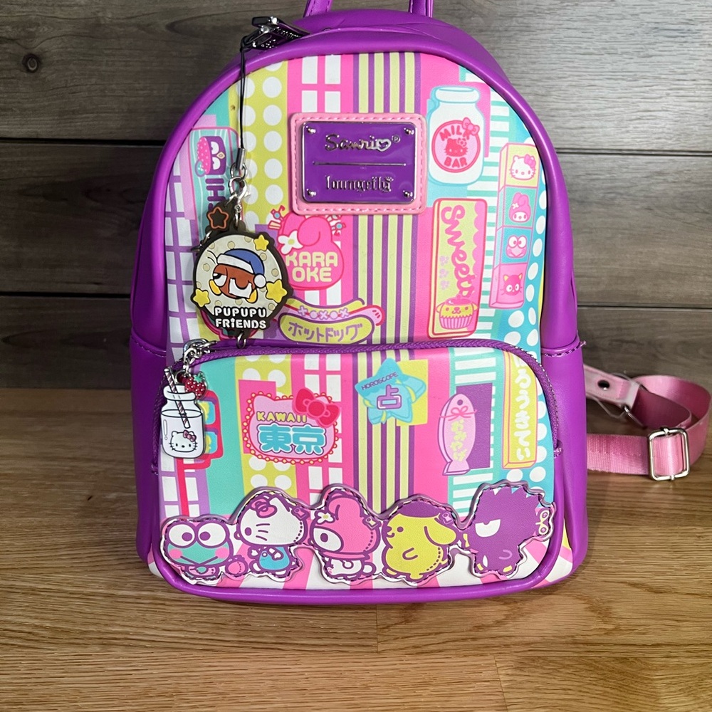 FunKon 2021 Summer Exclusive Loungefly Sanrio Hello Kitty Kawaii Mini Backpack